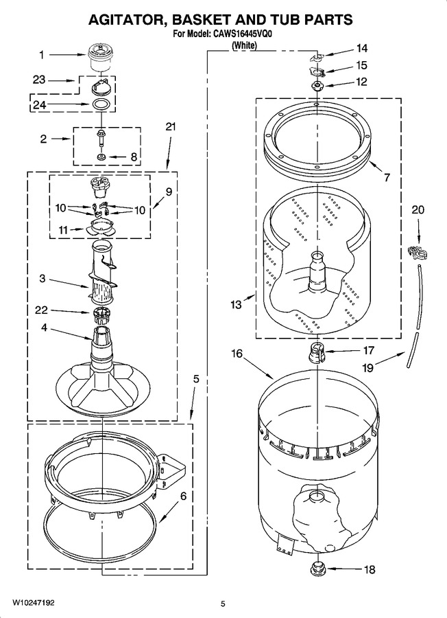 Diagram for CAWS16445VQ0