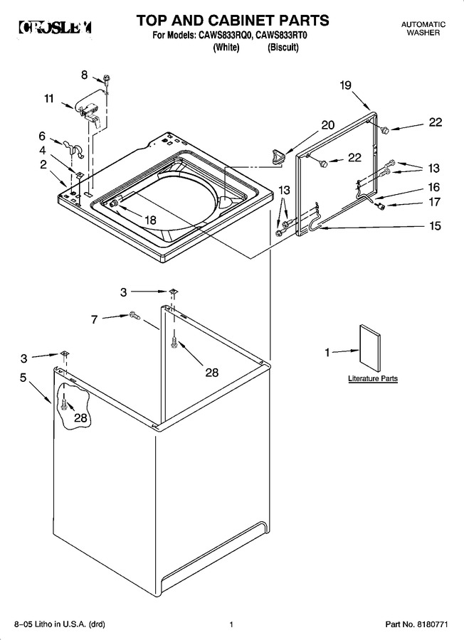 Diagram for CAWS833RQ0