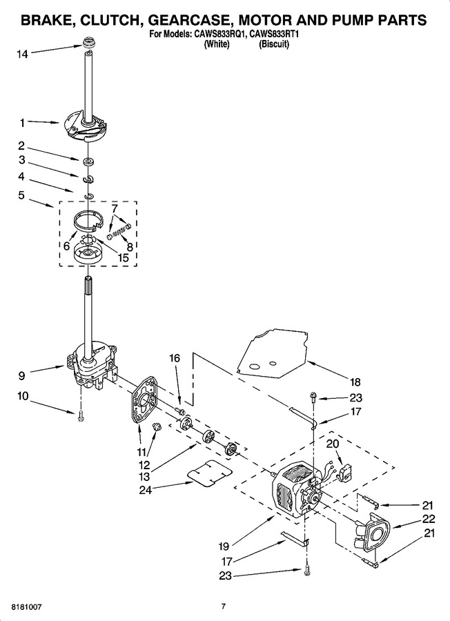 Diagram for CAWS833RT1