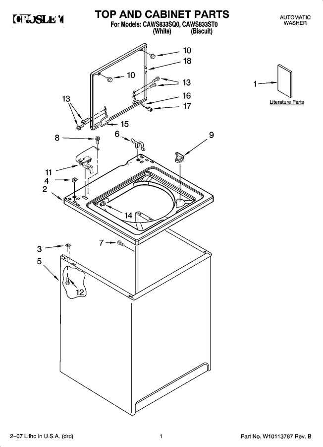 Diagram for CAWS833ST0