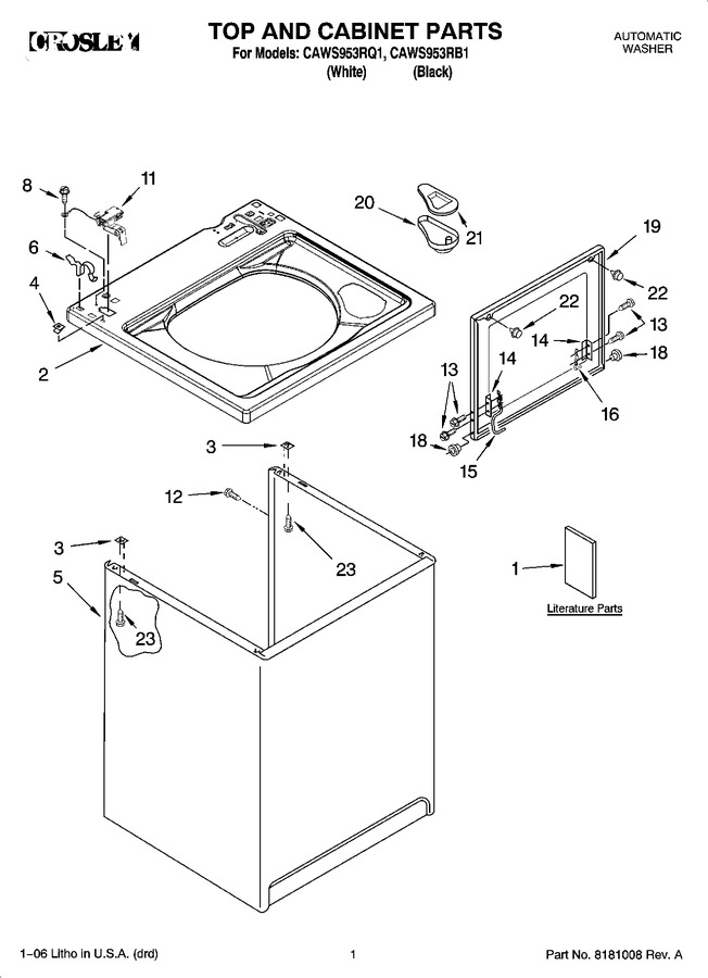 Diagram for CAWS953RB1
