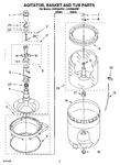 Diagram for 03 - Agitator, Basket And Tub Parts