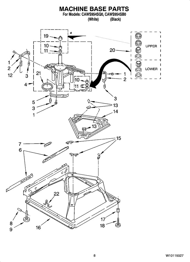 Diagram for CAWS954SB0
