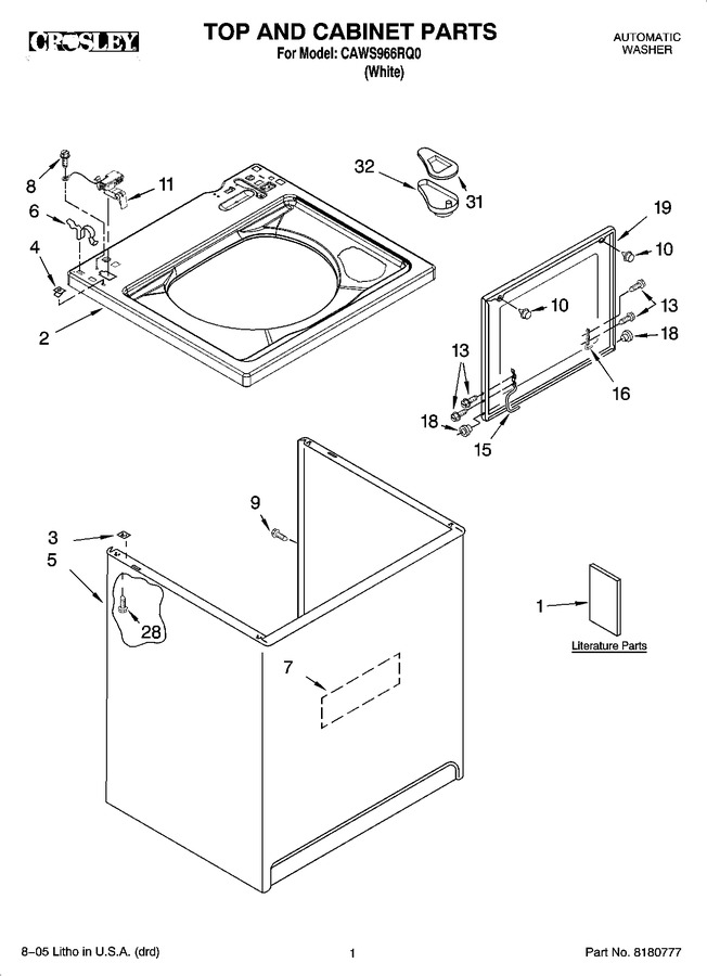 Diagram for CAWS966RQ0