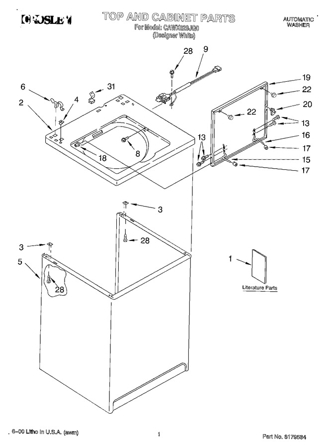 Diagram for CAWX629JQ0