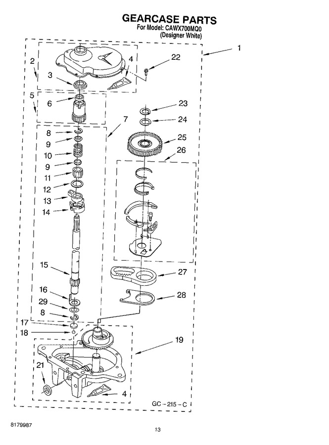 Diagram for CAWX700MQ0