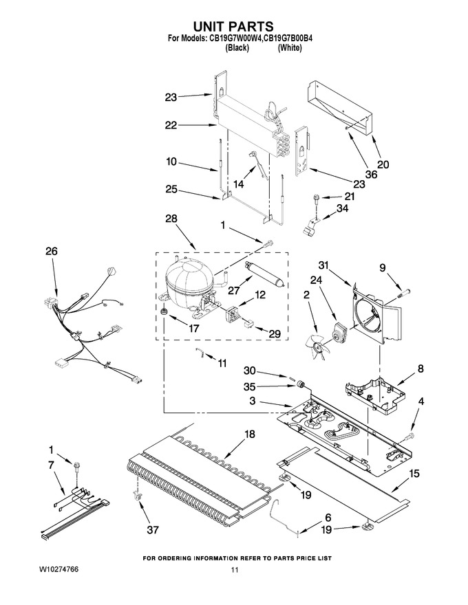 Diagram for CB19G7W00W4