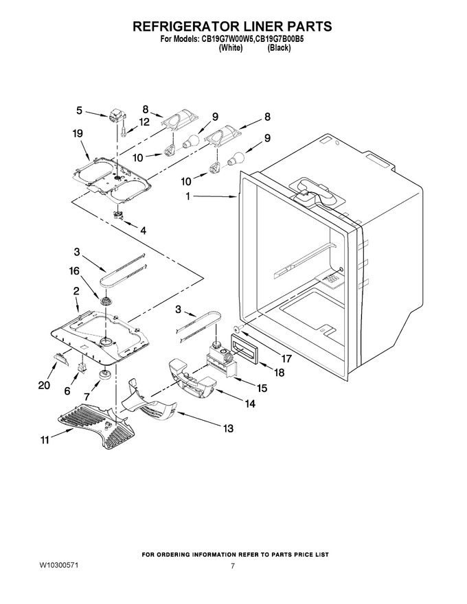 Diagram for CB19G7W00W5