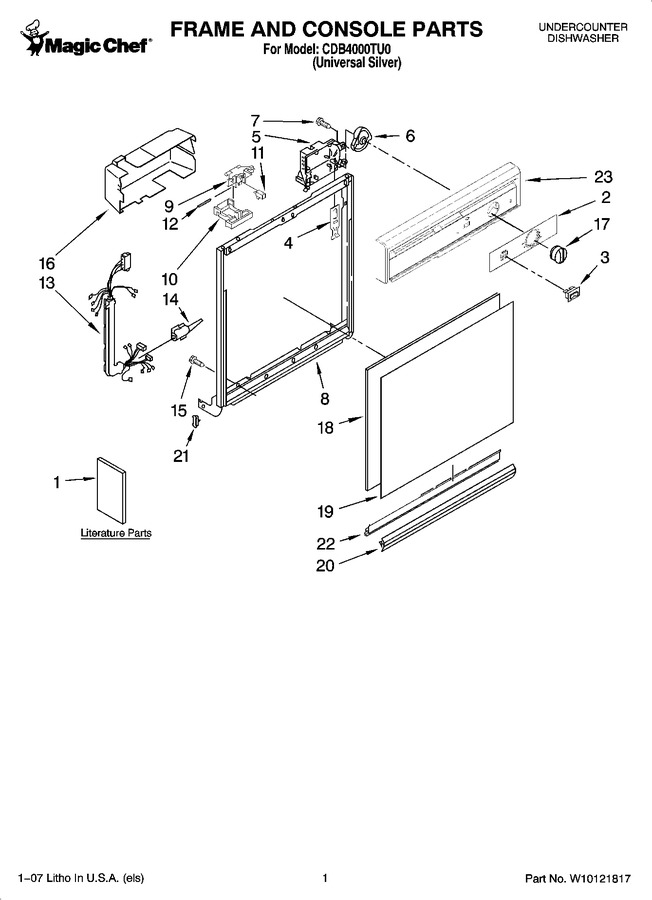 Diagram for CDB4000TU0