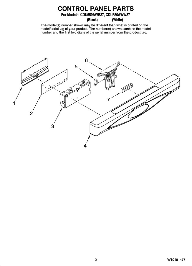 Diagram for CDU650AWB37