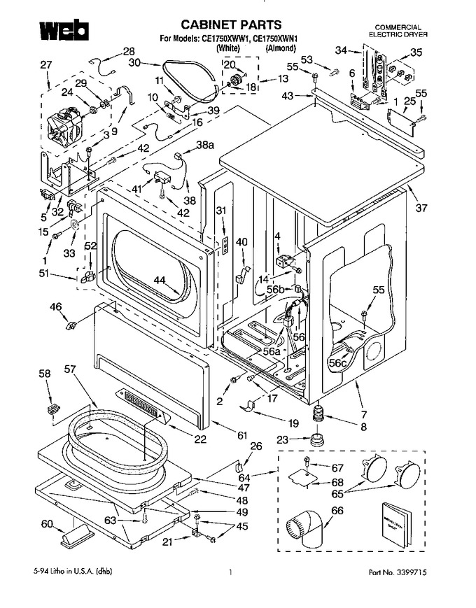 Diagram for CE1750XWN1