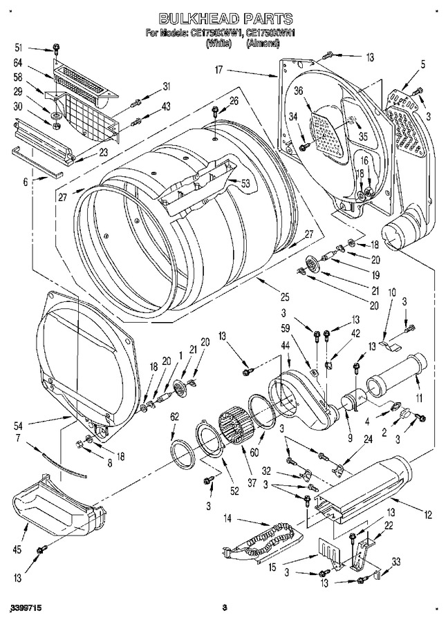 Diagram for CE1750XWN1
