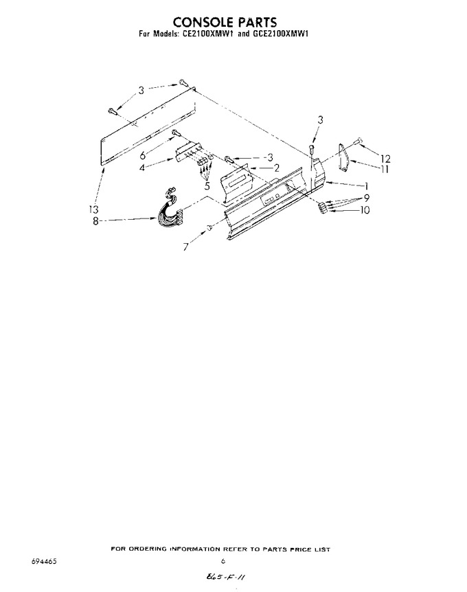 Diagram for CE2100XMW1