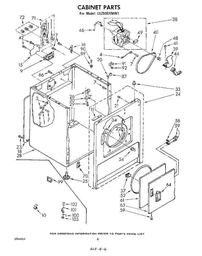 Diagram for CE2500XMW1