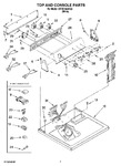 Diagram for 02 - Top And Console Parts