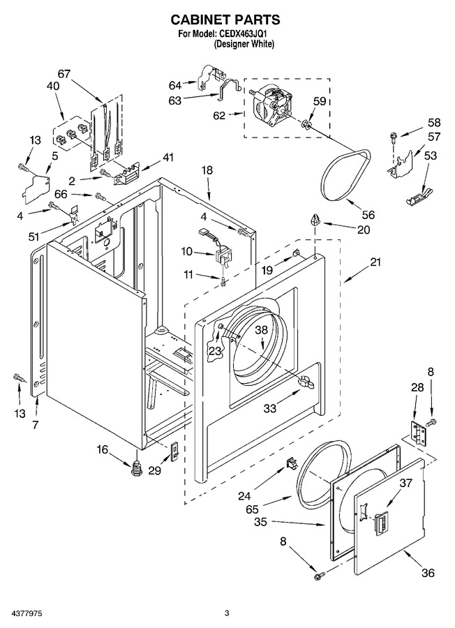 Diagram for CEDX463JQ1