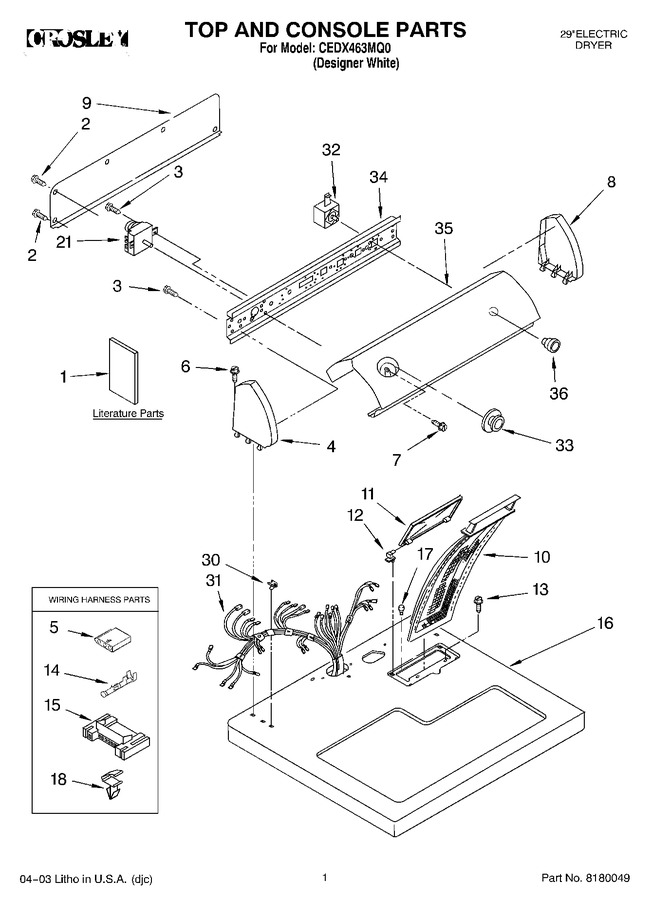 Diagram for CEDX463MQ0