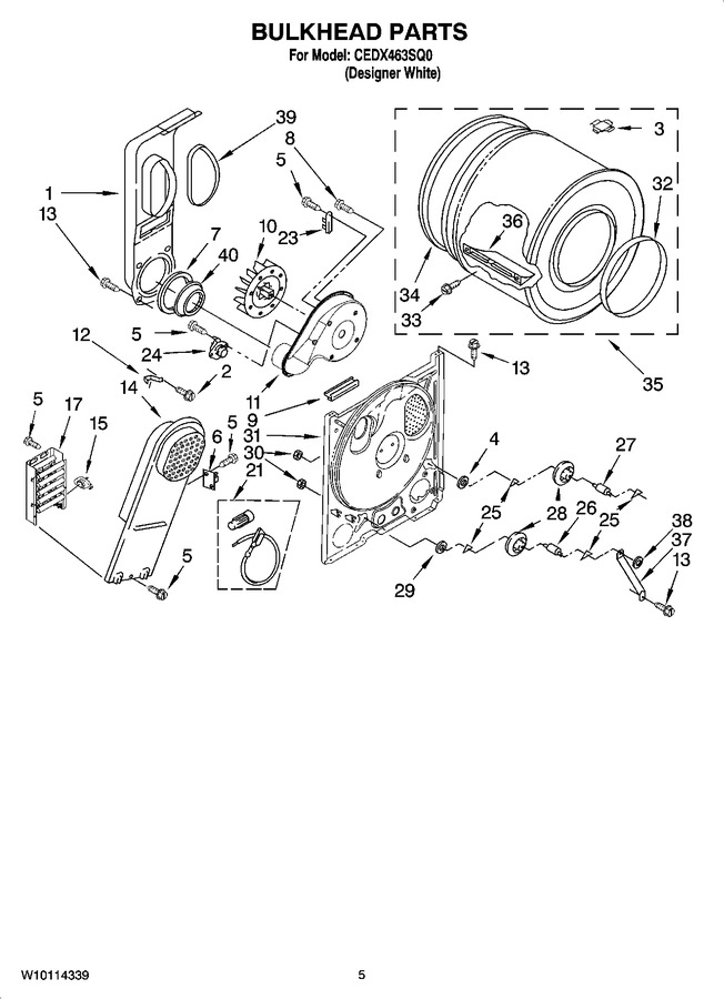 Diagram for CEDX463SQ0