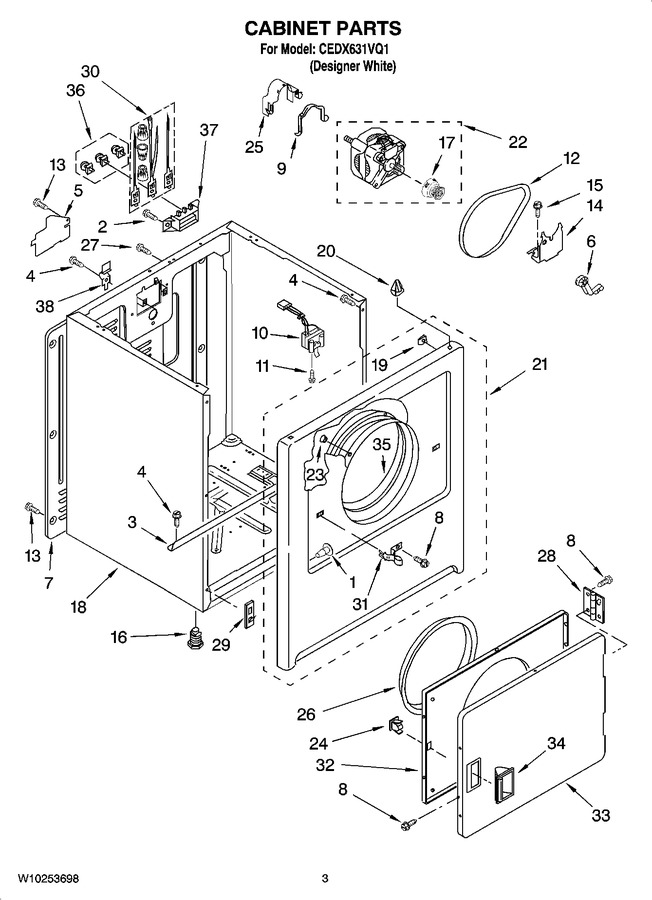 Diagram for CEDX631VQ1