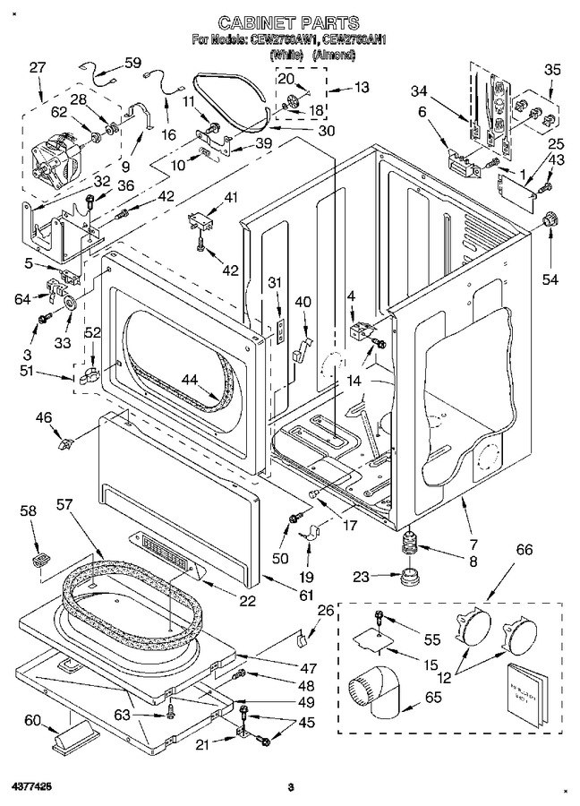 Diagram for CEW2760AW1