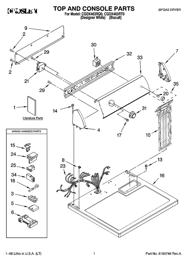 Diagram for CGDX463RT0