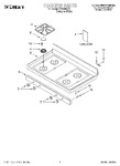 Diagram for 01 - Cooktop, Literature