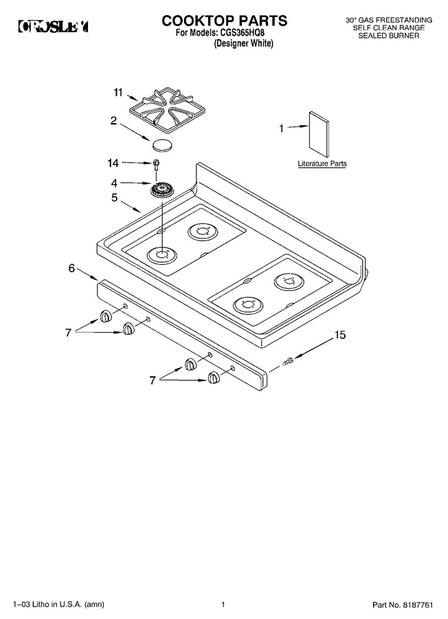 Diagram for CGS365HQ8