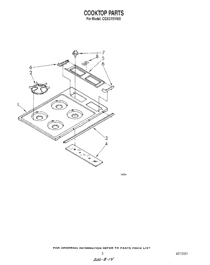 Diagram for CGX315VX0