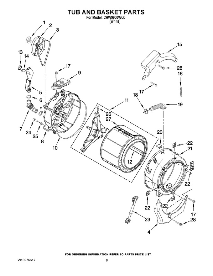 Diagram for CHW9900WQ0