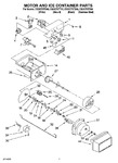 Diagram for 05 - Motor And Ice Container Parts