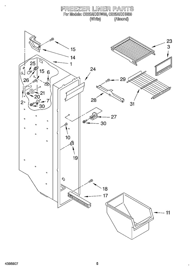 Diagram for CS25AEXHN00