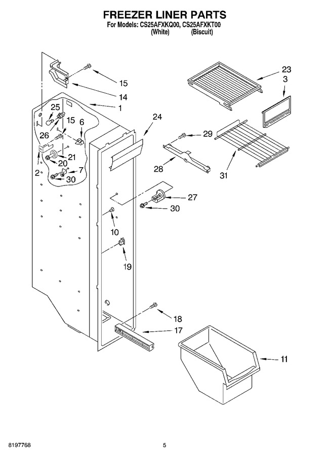 Diagram for CS25AFXKT00