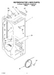 Diagram for 02 - Refrigerator Liner Parts
