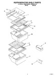Diagram for 03 - Refrigerator Shelf Parts