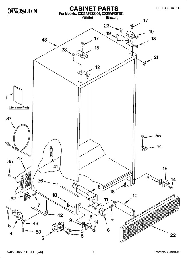 Diagram for CS25AFXKT04