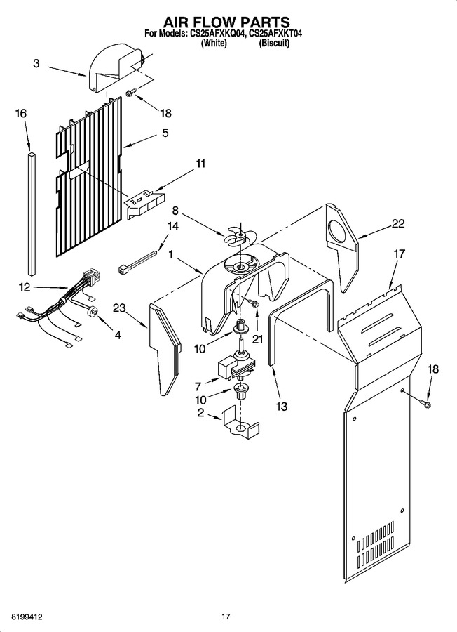 Diagram for CS25AFXKT04