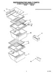 Diagram for 03 - Refrigerator Shelf Parts