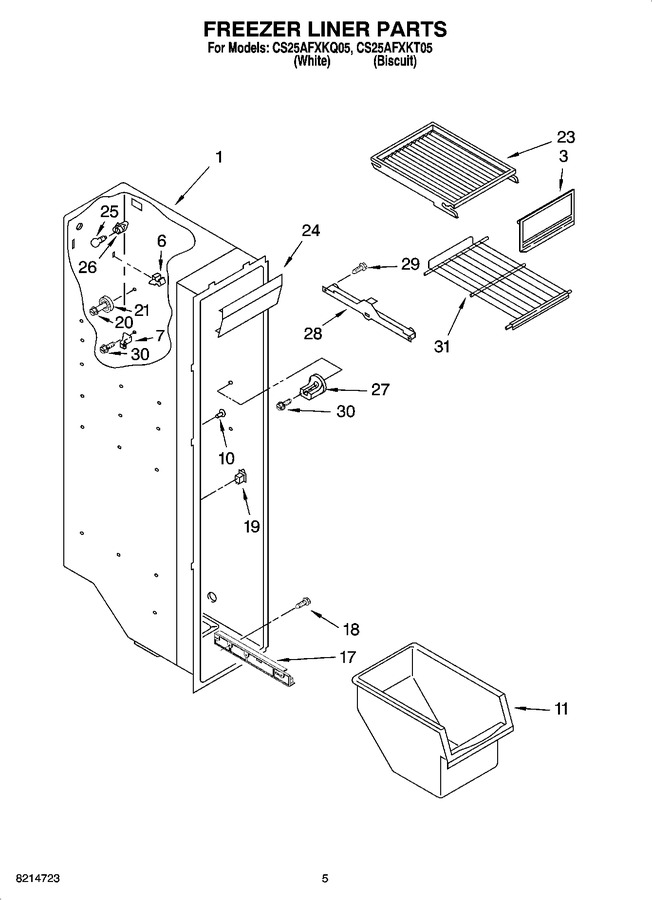 Diagram for CS25AFXKT05