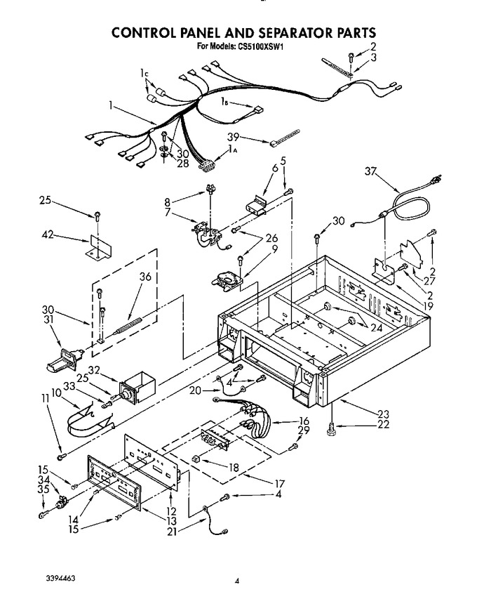 Diagram for CS5100XSW1