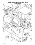 Diagram for 04 - Upper Cabinet And Front Panel