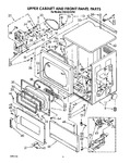 Diagram for 04 - Upper Cabinet And Front Panel