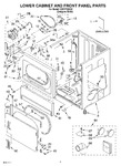 Diagram for 02 - Lower Cabinet And Front Panel, Lite
