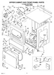 Diagram for 04 - Upper Cabinet And Front Panel