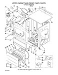 Diagram for 03 - Upper Cabinet And Front Panel Parts