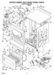 Diagram for 06 - Upper Cabinet And Front Panel Parts