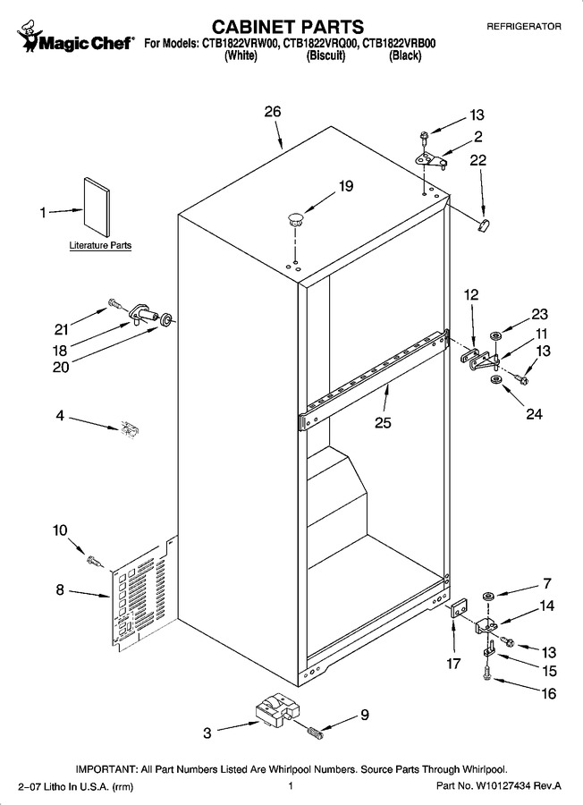Diagram for CTB1822VRB00