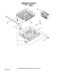 Diagram for 06 - Dishrack Parts