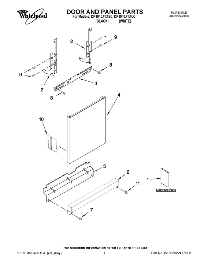 Diagram for DP1040XTXQ0