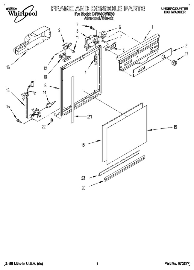 Diagram for DP840CWDB0