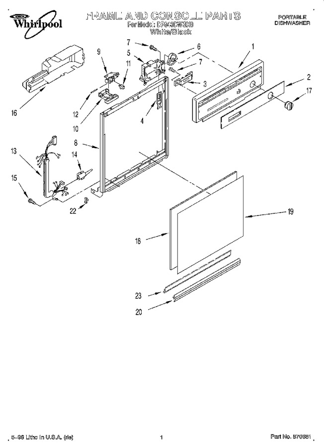 Diagram for DP840DWGX0